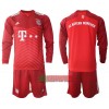 Oficiální Fotbalový Dres s Dlouhý Rukáv FC Bayern Mnichov Domácí 2021-22 pro Děti